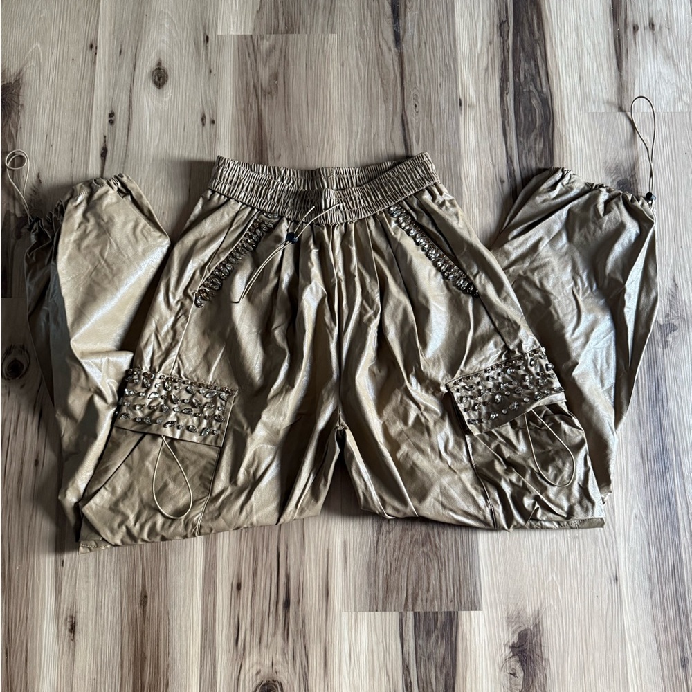 Stylish Tan Track Pants